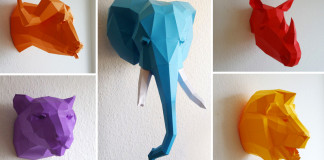 Csodálatos állatkert papírból – hajtogatható szobrok otthonra
