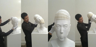 Nyújtható papírfejek – a papírszobrászat művészete