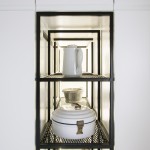 Art Deco lakás konyhai tároló szekrény