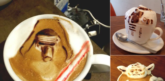 Star Wars – Ébredő erő és a cappuccino Werkfilm Star Wars Cappuccino Latte