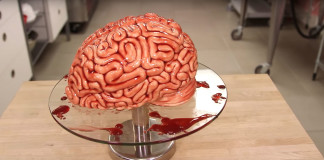 Hogy készítsünk Véres Agy tortát ‘Walking Dead’ módra Agy torta