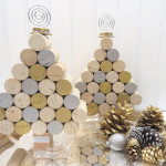 Gombolyag karácsonyi dekoráció és fa