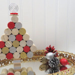 Gombolyag karácsonyi dekoráció és fa