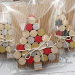 Gombolyag karácsonyi dekoráció és fa