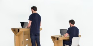 Hordozható asztal papírból – megvásárolható