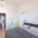 Loft lakás hálószoba