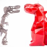 Dinoszarusz Rex csontváz gyertya