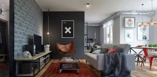 Legénylakás hangulatosan és okos megoldásokkal 69 nm-en Legénylakás