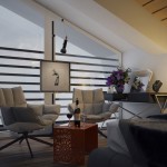 penthouse lakás hálószoba