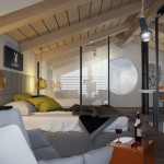 penthouse lakás hálószoba