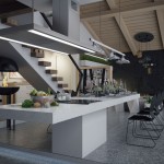 penthouse lakás konyha étkező