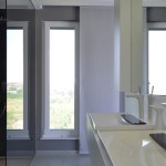 penthouse lakás mosdó és zuhanyzó