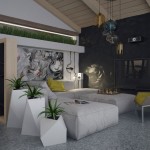 penthouse lakás nappali