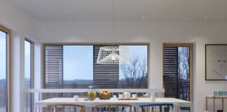 15 gyönyörű étkező inspiráció minden stílusban fehér étkező színes székekkel