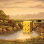 modern festmény, festmények, fali kép – lego