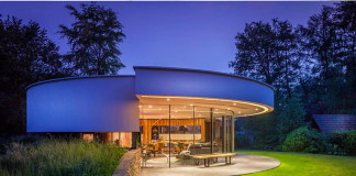 Kör ház 86 nm-en, természetesen körpanorámával – Villa 360 kör ház - kör villa körpanorámával terasz és kert