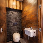 kör ház – kör villa körpanorámával  mosdó