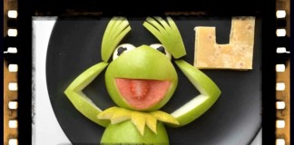 Étel művészet – Rajzfilm figurák a tányéron, ami ráadásul egészséges