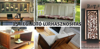 15 ötlet, régi ajtó kreatív újrahasznosítására – ismertetőkkel