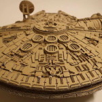 régi papírdobozok újrahasznosítása – csillagok háborűja – millenium falcon – ezeréves sólyom