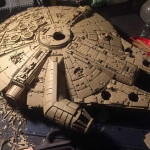 régi papírdobozok újrahasznosítása – csillagok háborűja – millenium falcon – ezeréves sólyom