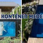 konténer medence