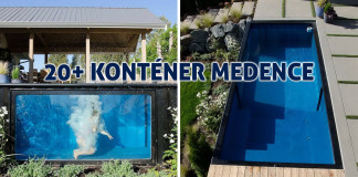 Konténer medence? Akár készen is vehető – 20+ ötletes megoldás