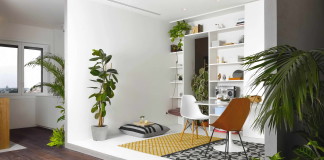 Olasz kreatív lakás amiben egy doboz a nappali kreatív lakás doboz a nappaliban