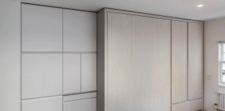 20 nm-es mikrolakás multifunkciós beépített fallal mikrolakás multifunkciós beépített bútorral