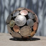régi kulcs és pénz, érme alkotások – tál