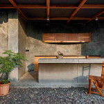 szabadtéri konyha a város tetetjén