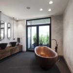 díjnyertes lakás kortárás és modern design – fürdőszoba