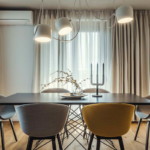 elegáns modern étkező