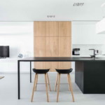 minimál design különböző stílus – nappali konyha