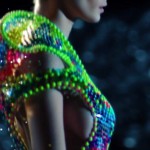high tech ruha Swarovski kristályokból