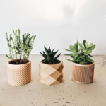 design virágcserép 3d nyomtatás – lebomló alapanyag