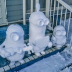 hófigura – hóember minion