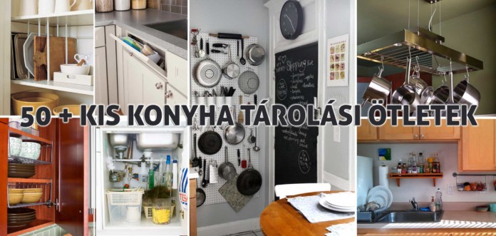 kis konyha tároló ötlet, tipp