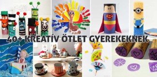 40+ kreatív ötlet gyerekeknek, mindet percek alatt elkészítheted kreatív ötlet gyerekeknek