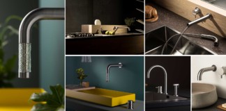 Minimál csaptelep szokatlan design és beépített keverővel minimál csaptelep