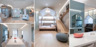 Nyugtató színek, házikó gyerek sarok, csúszda és sok csoda Meseországban nyugtató-színek-lakás