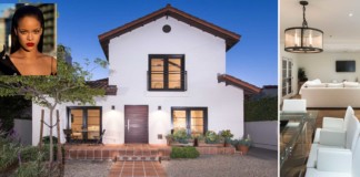 Rihanna Spanyol jellegű villája West Hollywood-ban Rihanna villa, ház
