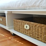 ágy készítés DIY kreatív – ágy mint guruló tároló