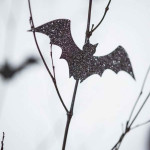Denevér fa asztalai dísz – Halloween dísz dekoráció