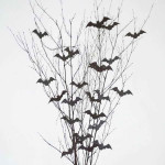 Denevér fa asztalai dísz – Halloween dísz dekoráció