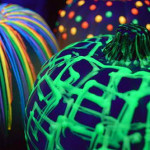 fluoreszkáló halloween tök