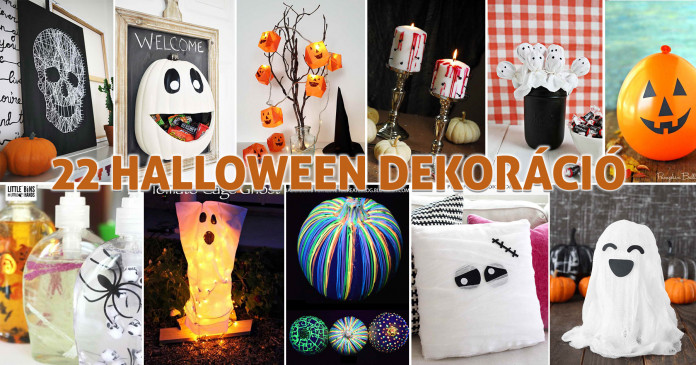 Halloween - dekoráció dísz díszítés