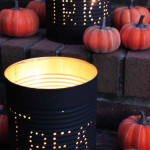 Konzervdoboz lámpa Halloween