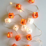 origami Halloween lámpa