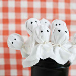 Szellem nyalóka – Halloween dekoráció dísz